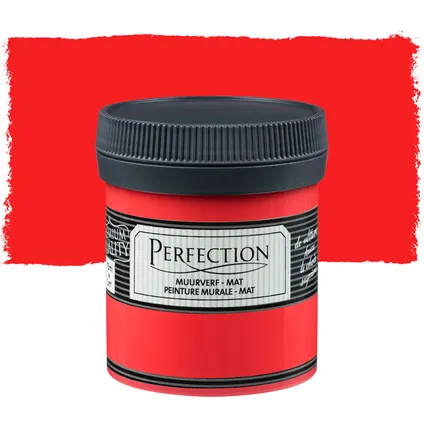 Perfection muurverf tester mat lipstick red 75ml 2