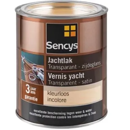 Vernis yacht Sencys incolore satin 750ml