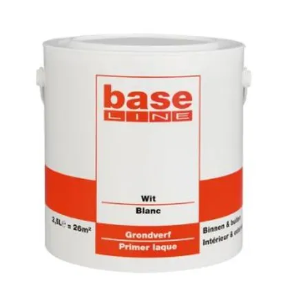 Baseline grondverf mat wit 2,5L