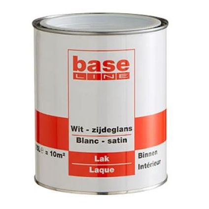 Baseline solventgedragen lak zijdeglans wit 2,5L