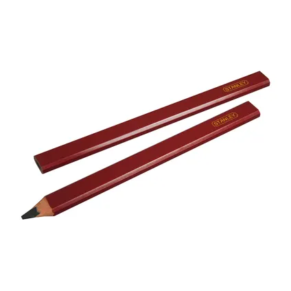 Stanley potloden 0-93-931 rood 2 stuks 2