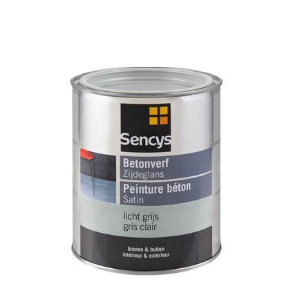 Peinture béton Sencys satinée gris clair 750ml