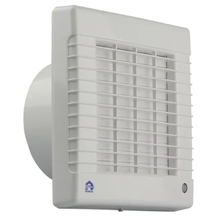 Ventilateur de salle de bain Renson Greenwave 7222T Ø120mm verouillable avec minuterie blanc