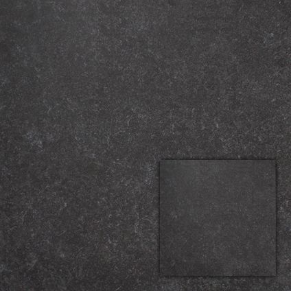 Wand- en vloertegel Ardennes zwart 60x60cm