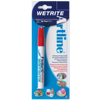 Artline permanente marker 'Wetrite 47' zwart 1,5 mm