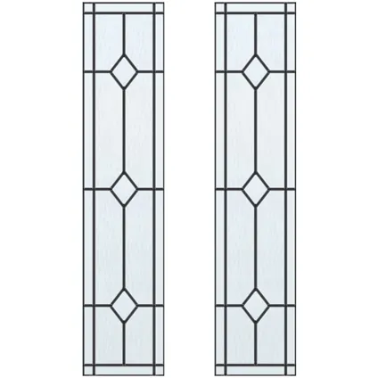 CanDo glas-in-lood Jewel ML 697 201,5 I 211,5 x 93cm 2 stuks