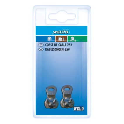 Cosses de câble Welco 25 # - 2 pièces