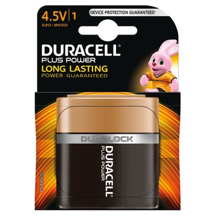 Duracell alkaline batterij ALK plus power plat 4,5V