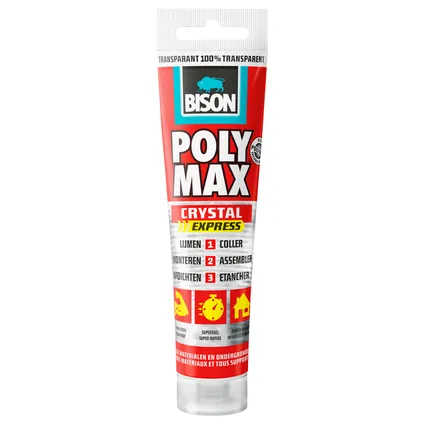 Bison Poly Max Crystal tube 115 g 4