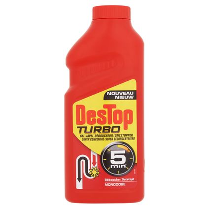 Déboucheur gel lavel Destop Turbo 500ml