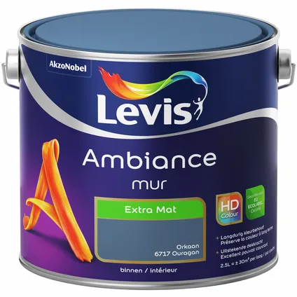 Levis muurverf Ambiance Mur orkaan extra mat 2,5L 5