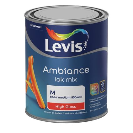 Levis lak Ambiance mix base M hoogglans 950ml