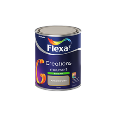Praxis Flexa muurverf Creations extra mat 3022 authentic grey 1L aanbieding