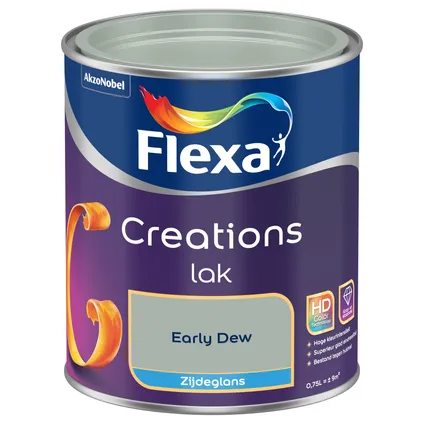 Flexa lak Creations zijdeglans early dew 750ml 3