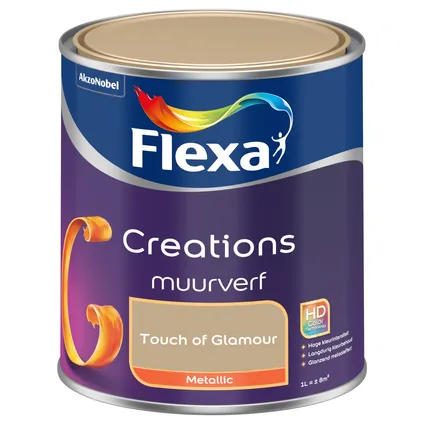 Flexa muurverf Creations metallic touch of glamour 1L 2