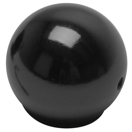 Decomode knop bola zwart nikkel 20mm - 2 stuks