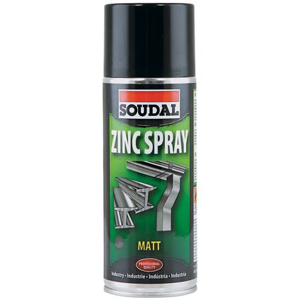Spray Soudal zinc mat 400ml