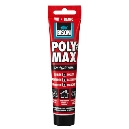 Bison Poly Max original Blanc tube acrrochable 130 g 4