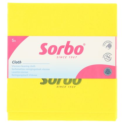 Sorbo Sorbonettes geel 38x40cm - 5 stuks