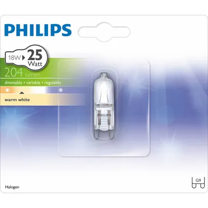 Philips halogeenlamp capsule G9 18W 7