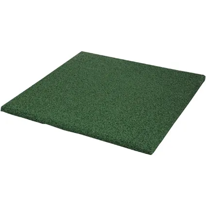 Decor rubberen tegel groen 40 x 40cm 0,16m²