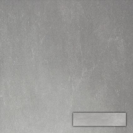 Wand- en vloertegel Rock - Keramiek - Grijs - 14,8x59,6cm - Pakketinhoud 0,81m²