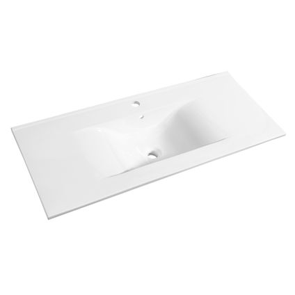 Lavabo Allibert Soft 100cm blanc brillant