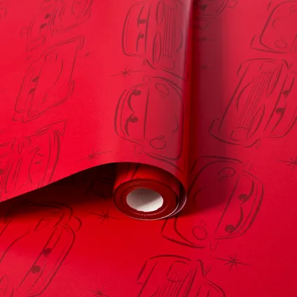 Papier peint Disney Cars Customs rouge 3