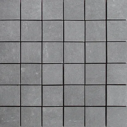 Mozaïektegel Basaltina - Keramiek - Grijs - 30,5x30,5cm - 1 stuk