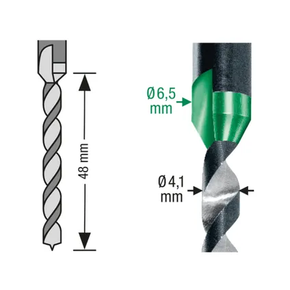 Spax trappenboor Drill 2 Step 4