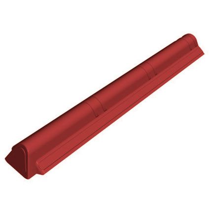 Onduvilla nokstuk L/R rood gevlamd small 106 x 18 x 7 cm