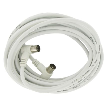 Câble de raccordement coaxial Kopp 4,9mmx5m