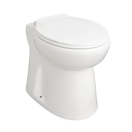 Toilet met vermaler Broyelec Compact wit