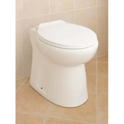 Toilet met vermaler Broyelec Compact wit 3