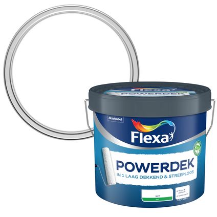 Flexa muurverf Powerdek Muren & Plafonds 2,5L