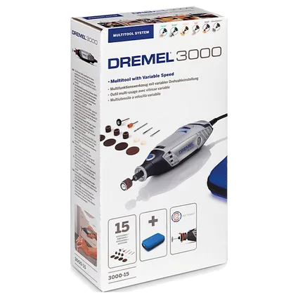 Multi tool Dremel 3000JA + 15 accessoires 5