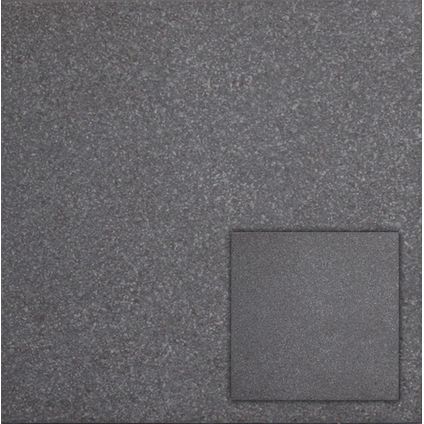 Wand- en vloertegel Hardrock - Keramiek - Zwart - 33x33cm - Pakketinhoud 1,33m²