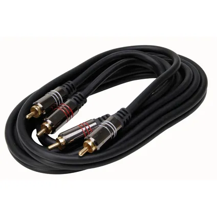 Kopp câble de connexion audio, 2 x 2 fiches RCA, 2 mètres