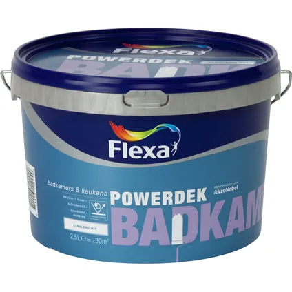 Flexa muurverf Powerdek Badkamers & Keukens 2,5L