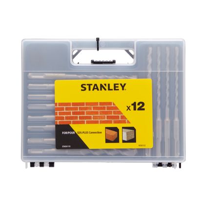 Kit de forets à béton Stanley SDS-Plus STA56119-QZ - 12 pièces