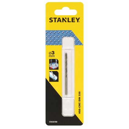 Stanley metaalboor 3mm