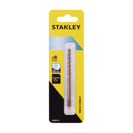 Stanley metaalboor kobalt STA50112-QZ 93x6mm