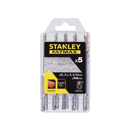 Stanley betonboor set SDS-Plus STA85052-XJ – 5 stuks