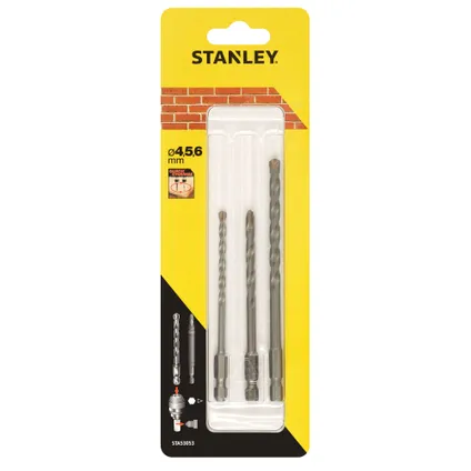 Stanley betonboorset STA53053-XJ – 3 stuks