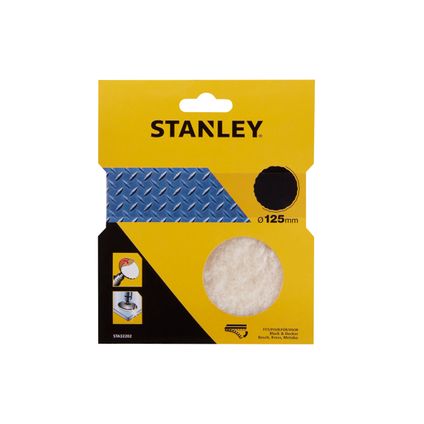 Disque de polissage en laine Stanley 125mm