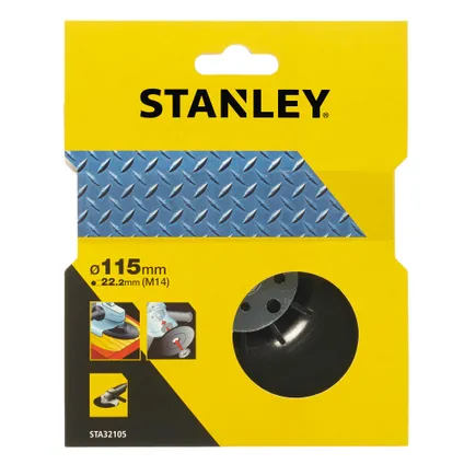 Stanley steunschijf voor haakse slijpers 115 x23