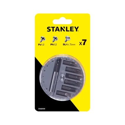 Stanley schroefbitsset STA60500-XJ 25mm 7-delig