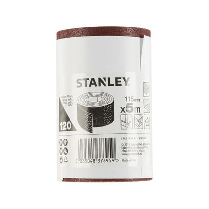 Stanley schuurpapier rol 115mmx5m K120