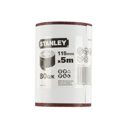Stanley schuurpapier rol 115mmx5m K80