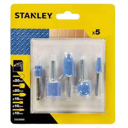 Stanley slijpsteen - metaal en tegels - 5 st